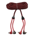 Picture of DS18 Level 2 RCA Wire 20-Feet Smart 90-Degree Connectors