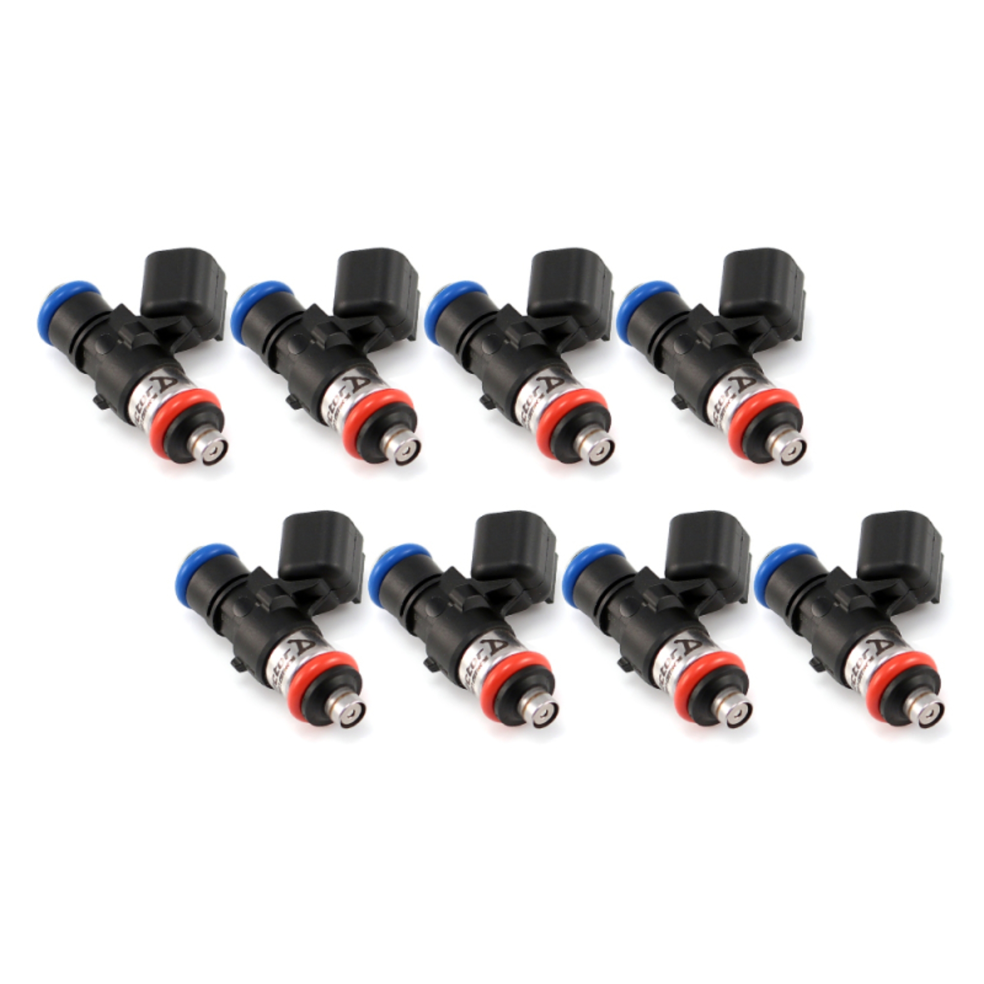 Picture of Injector Dynamics 1050cc Injectors 34mm Length No Adaptor Top 15mm Orange Lower O-Ring (Set of 8)