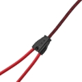 Picture of DS18 Level 2 RCA Wire Y Connector 1 Male to 2 Females Smart 90-Degree Connectors