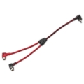 Picture of DS18 Level 2 RCA Wire Y Connector 1 Male to 2 Females Smart 90-Degree Connectors