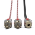 Picture of DS18 Level 3 RCA Wire Y Connector 1 Female to 2 Male Black