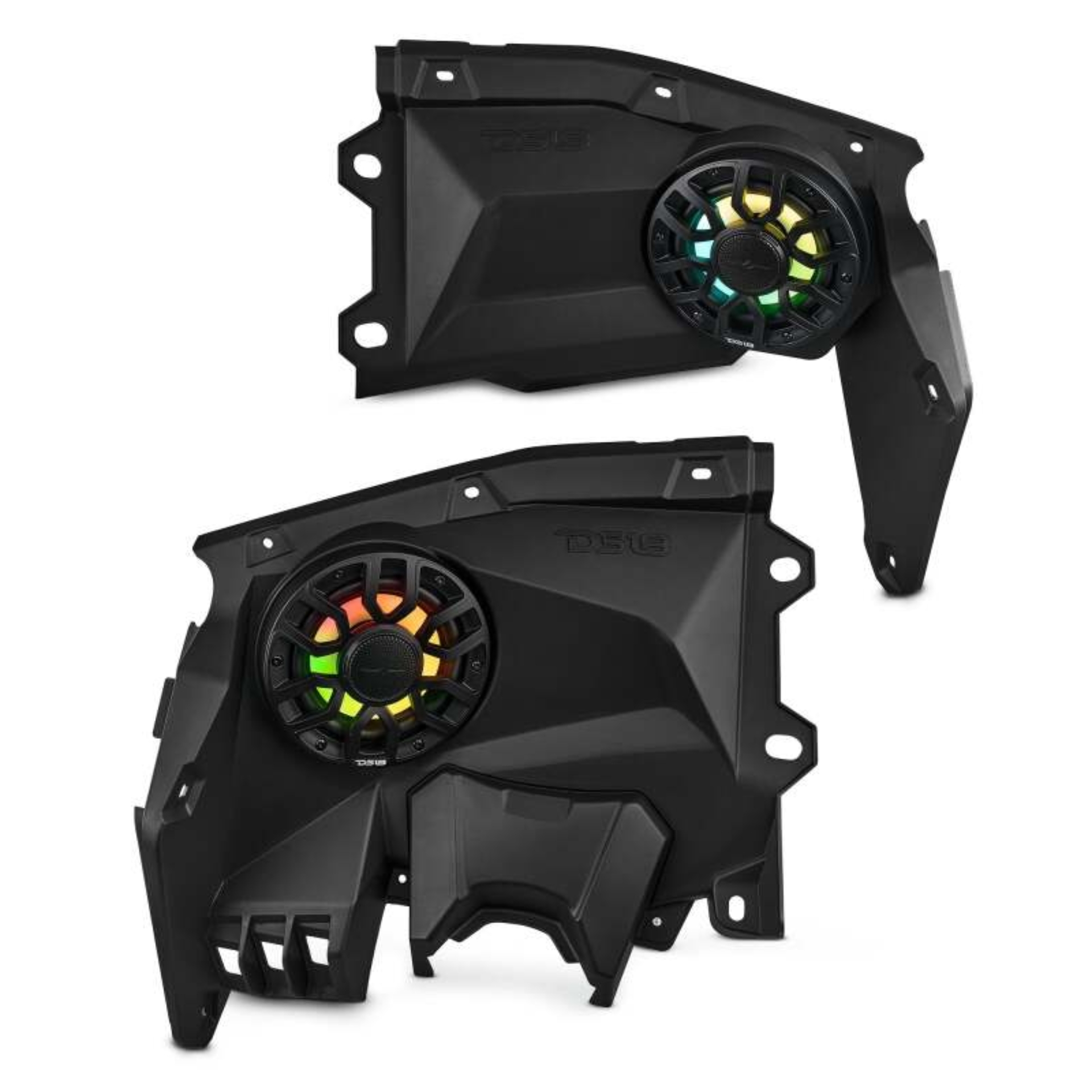 Picture of DS18 Loaded 6.5in Dash Board Speaker Panel Encl Left + Right 2x NXL-IQ6/BK Included 2017+ Can-Am Mav