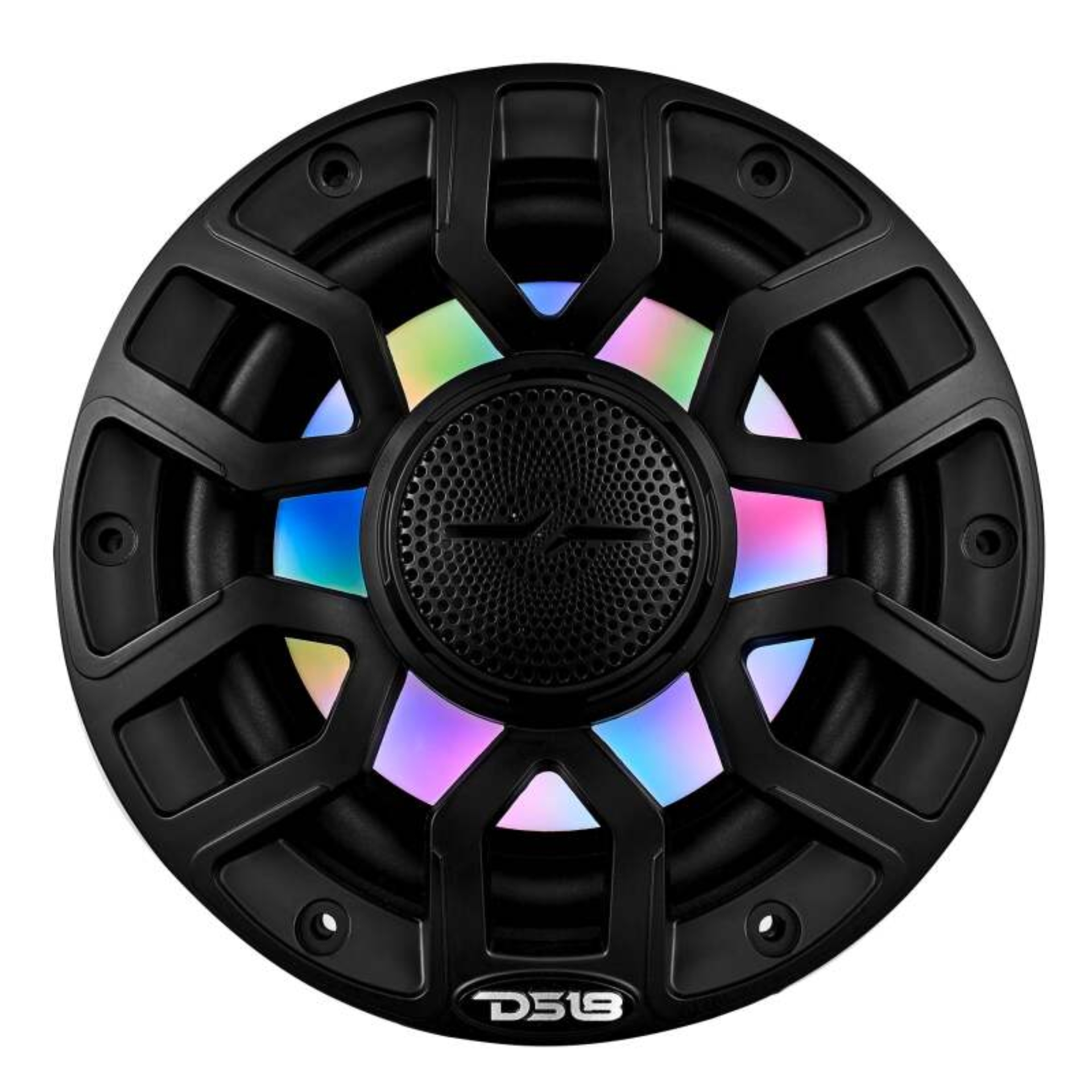 Picture of DS18 Marine 6.5in 2-Way 150 Watts RMS 4 ohm Digital LED Lights Bullet Tweeter Covers Included Black