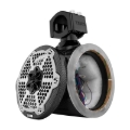 Picture of DS18 Marine And Powersports Towers 6.5in RGB LED Lights Black Carbon Fiber Speakers Not Included