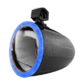 Picture of DS18 Marine And Powersports Towers 10in RGB LED Lights Black Carbon Fiber Speakers Not Included