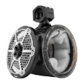 Picture of DS18 Marine And Powersports Towers 8in RGB LED Lights Black Carbon Fiber Speakers Not Included