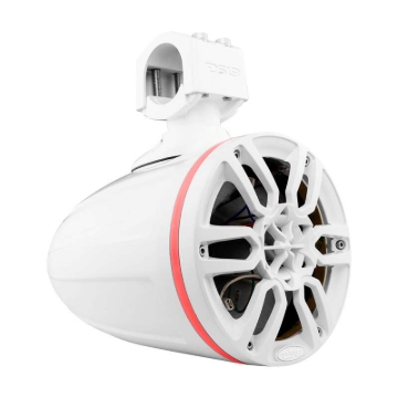 Picture of DS18 Marine And Powersports Towers Speakers Not Included 6.5in RGB LED Lights White