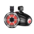 Picture of DS18 Marine And Powersports Towers 8in 1in Driver 180 Watts RMS RGB LED Lights Black
