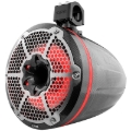 Picture of DS18 Marine And Psports Towers With 10in 1in Driver 300 Watts RMS RGB LED Lights Black Carbon Fiber