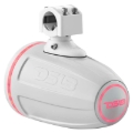 Picture of DS18 Marine And Powersports Towers Speakers Not Included 6.5in RGB LED Lights White