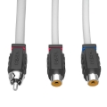 Picture of DS18 Marine Grade Tinned Copper OFC RCA Wires 2 Female to 1 Male Splitter