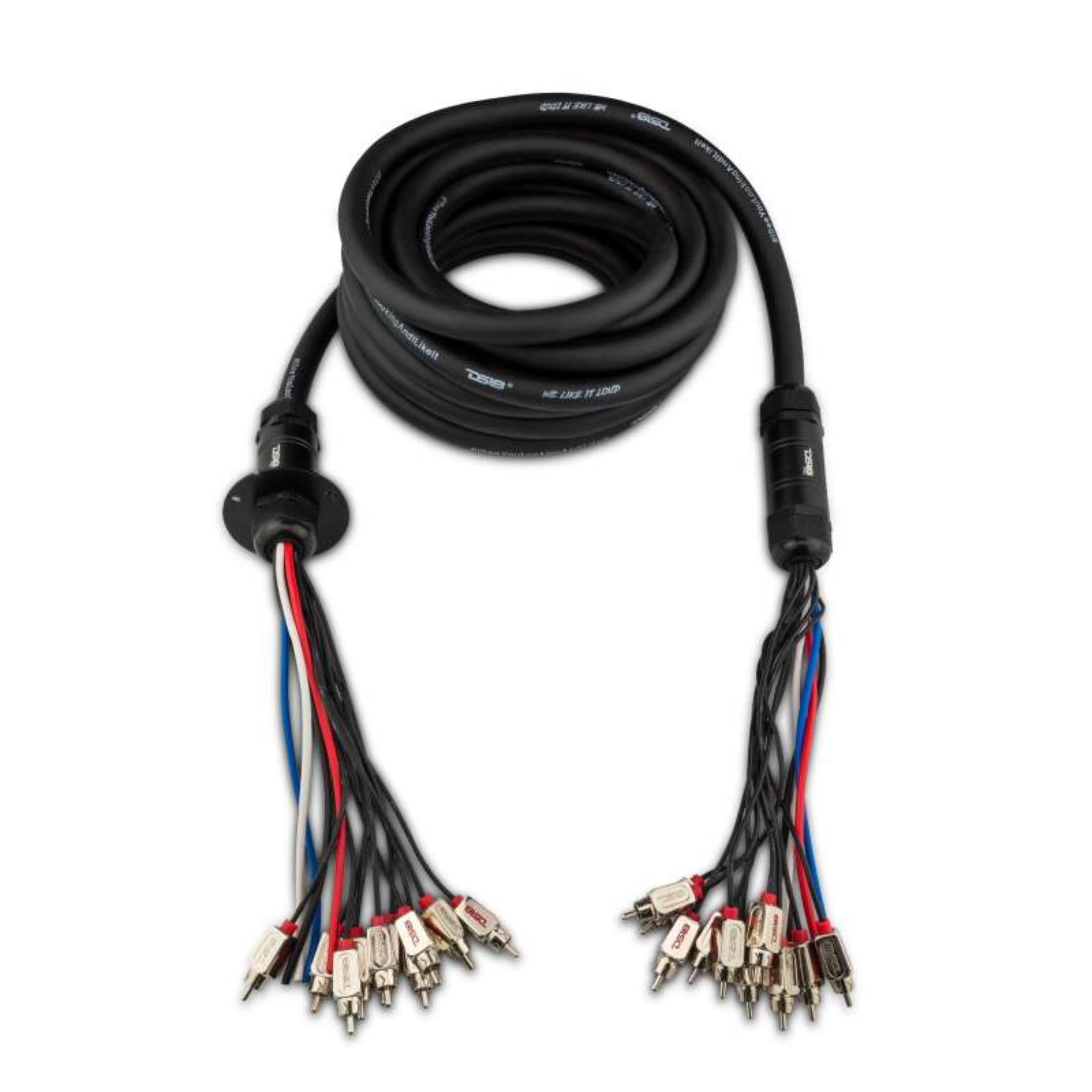 Picture of DS18 Medusa Wire Pack 10 Channel RCA 4 x 12GA OFC Power Wire 30-Feet