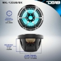Picture of DS18 Marine Subwoofer w/ RGB Lights 12in 350 Watts RMS 4 ohm SVC |Black