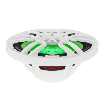 Picture of DS18 NXL Series Coaxial Marine Speaker w/ RGB Lights 6x9in 2-Way 125 Watts RMS 4 ohm White