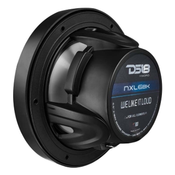 Picture of DS18 NXL Series Coaxial Marine Speakers w/ RGB Lights 6.5in 2-Way 100 Watts RMS 4 ohm Black