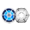 Picture of DS18 NXL-M Series Speaker w/ RGB LED Lights 8in 2-Way 125 Watts RMS 4 ohm White w/ Cover