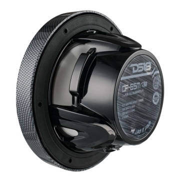 Picture of DS18 NXL-M Series Spkr w/ RGB LED Lights 6.5in 2-Way 125 Watts RMS 4 ohm Black Crbn Fiber w/ Cover