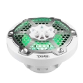 Picture of DS18 NXL-M Series Speaker w/ RGB LED Lights 6.5in 2-Way 100 Watts RMS 4 ohm White w/ Cover