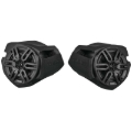 Picture of DS18 Polaris RZR Front Kick Panel Pods Loaded Enclosure 2x 6.5in Spkr Built-in Amp + Twtr Bluetooth