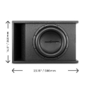 Picture of DS18 Single 12in 1000 Watts RMS ZXI12.2D Loaded Ported Enclosure w/ Subwoofer
