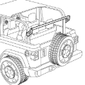 Picture of DS18 Speaker Mounting Tube For Towers And Pods Jeep JL Black