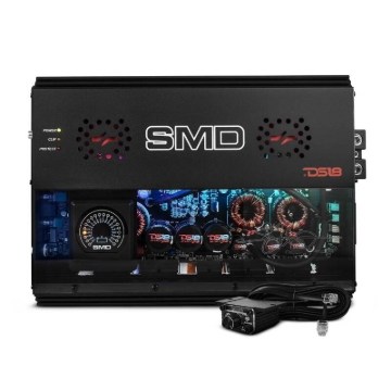 Picture of DS18 Steave Meade Colab 1-Channel Amp Class D 3000/1ohm 2200/2ohm 1300/4ohm Watts LED Lights