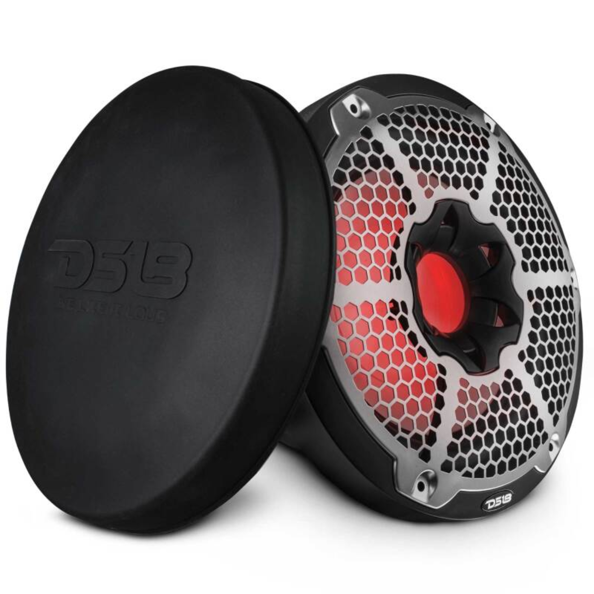 Picture of DS18 Subwoofer & Enclosure 10in 300 Watts RMS 4 ohm SVC Black w/ Covers