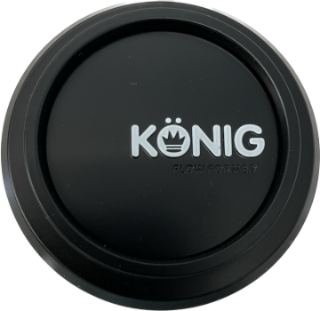 Picture of Konig Flow Formed Pop-in Center Cap - Heliogram/Neoform Black