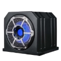 Picture of DS18 Subwoofer & Enclosure Dual 10in 350 Watts RMS 4 ohm NXL-10SUB/BK Included Black