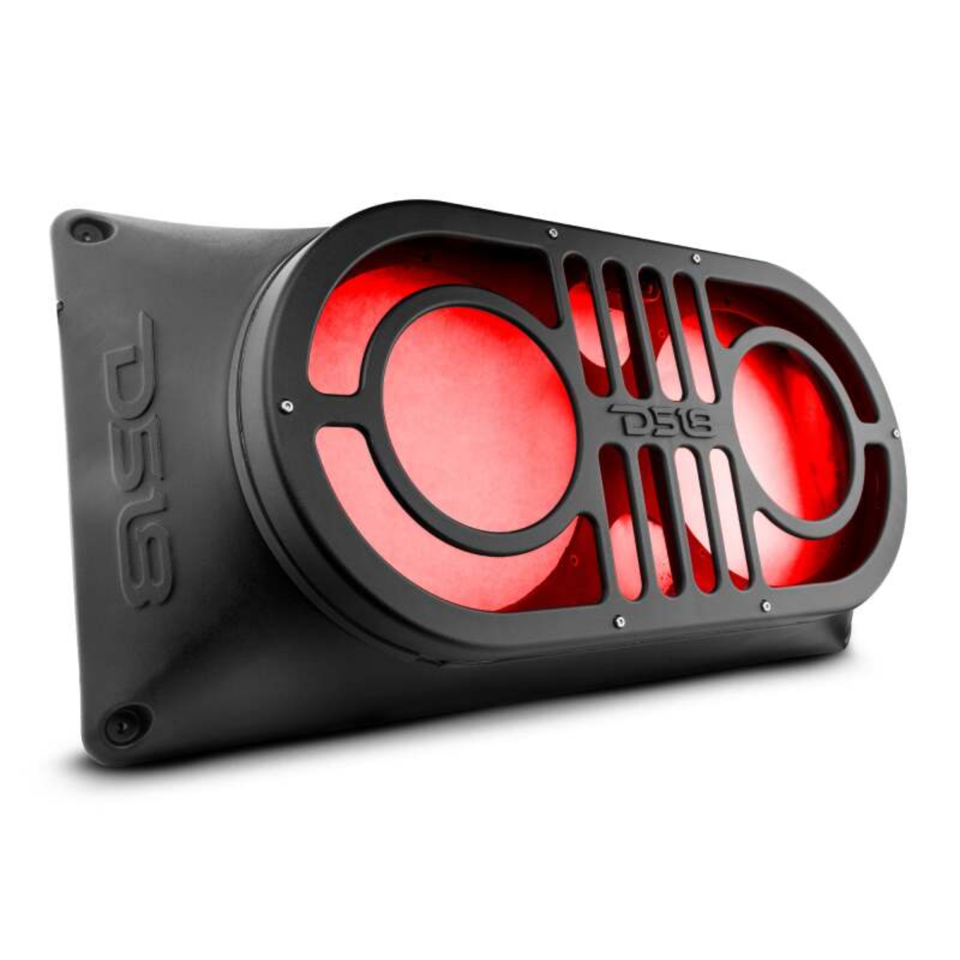 Picture of DS18 TJ/JK/JKU/JL/JLU Tailgate Enclosure Fits 2x 10in Speakers 2x 3in Tweeters Grill Included