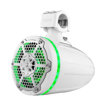 Picture of DS18 Tower Speakers 6.5in 1in Driver 150 Watts RMS w/ RGB LED Lights White