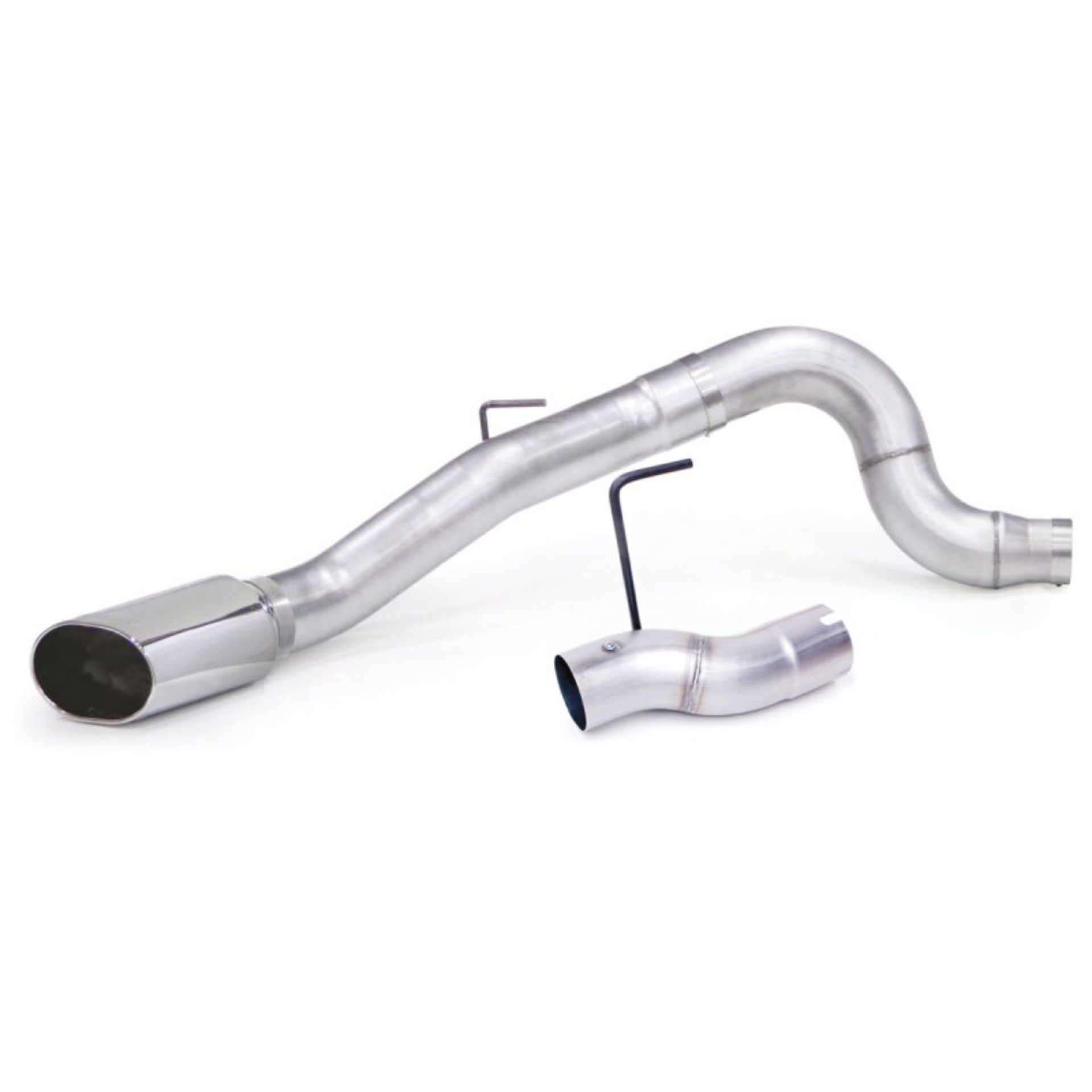 Picture of Banks Power 13-18 Dodge Ram 6.7 Mega-Cab SB 5in Monster Exhaust System - Single Exhaust w/ S/S Tip