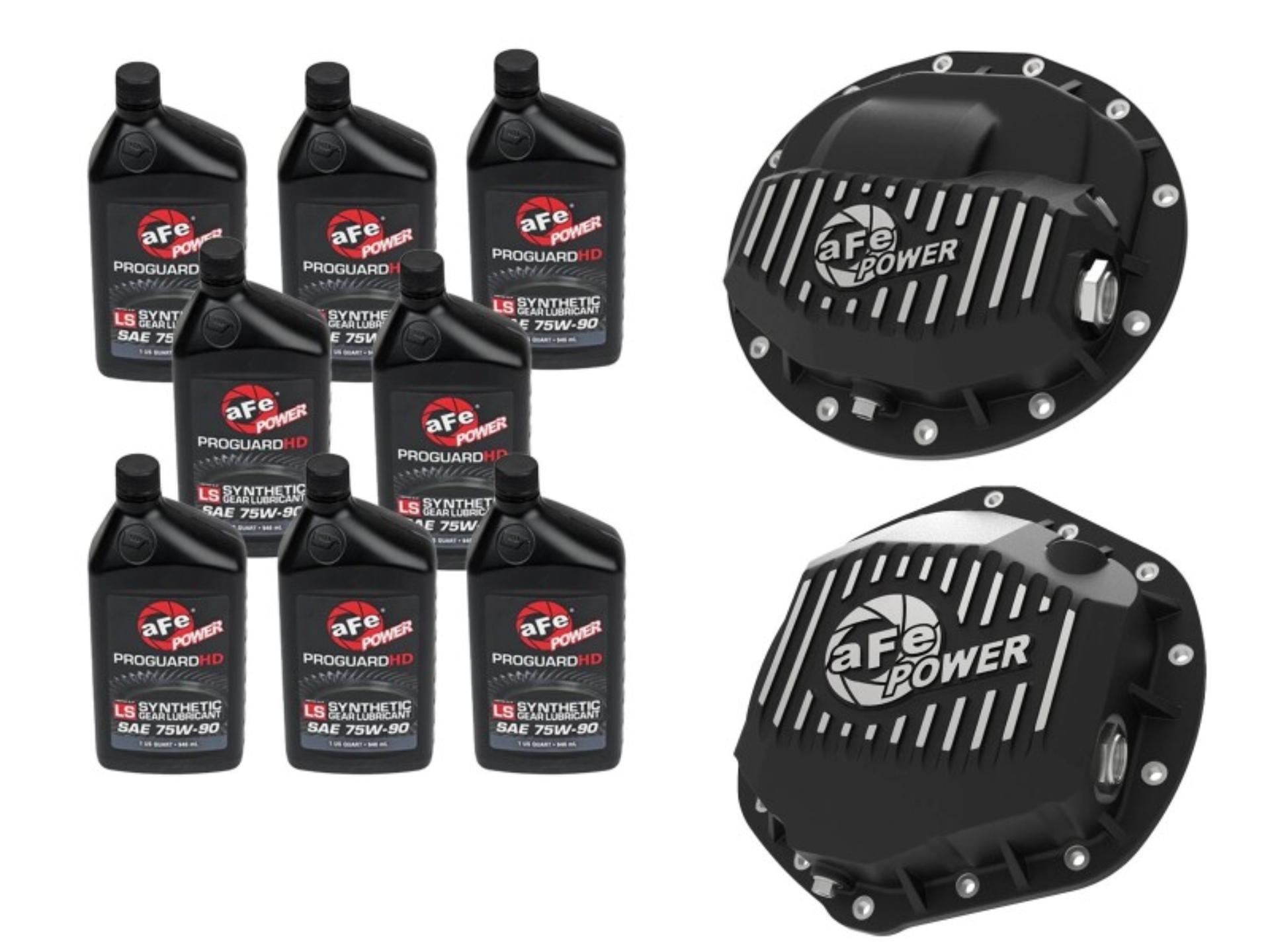 Picture of aFe Power Front/Rear Diff Cover Kit w/ Oil 13-18 Dodge L6 Trucks (AAM 9.25-12 & AAM 11.5/12-14)