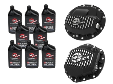 Picture of aFe Power Front/Rear Diff Cover Kit w/ Oil 19-25 Dodge L6 Trucks (AAM 9.25-12 & AAM 11.5/12-14)