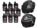 Picture of aFe Power Front/Rear Diff Cover Kit w/ Oil 17-22 Ford Diesel V8 (Dana Super 60 & Sterling 10.5-12)