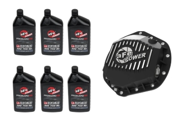Picture of aFe Power Front/Rear Diff Cover Kit w/ Oil 01-10 GM Diesel Trucks V8 (AAM 9.25 & AAM 11.5-14)
