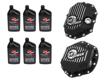 Picture of aFe Power Front/Rear Diff Cover Kit w/ Oil 20-25 GM Diesel Trucks V8 (AAM 9.25-12 & AAM 11.5-12-14)