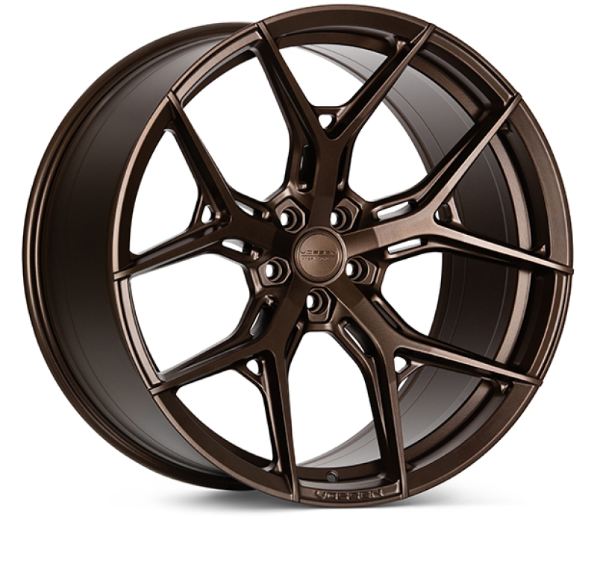 Picture of Vossen HF-5 22x11 / 5x112 / ET35 / Deep Face / 66.56 - Satin Bronze Wheel