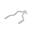 Picture of MBRP 24-25 Ford Ranger Raptor 3.0L T304 SS 3in Axle-Back Exhaust - Dual Rear Turn-Down