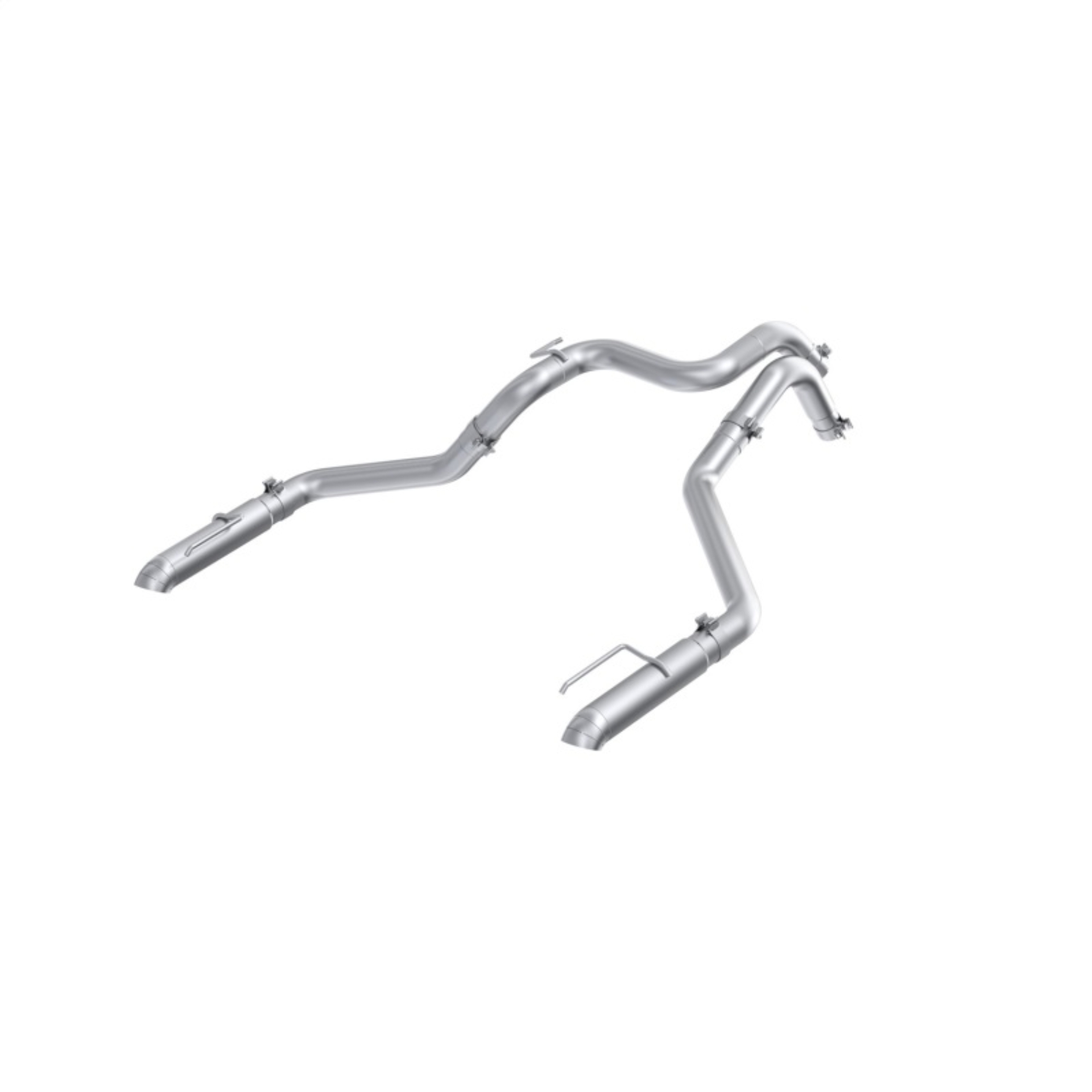 Picture of MBRP 24-25 Ford Ranger Raptor 3.0L T304 SS 3in Axle-Back Exhaust - Dual Rear Turn-Down