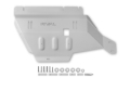 Picture of RIVAL 2015-2026 Ford F150 Ecoboost Powerboost Aluminum Transfer Case Skid Plate