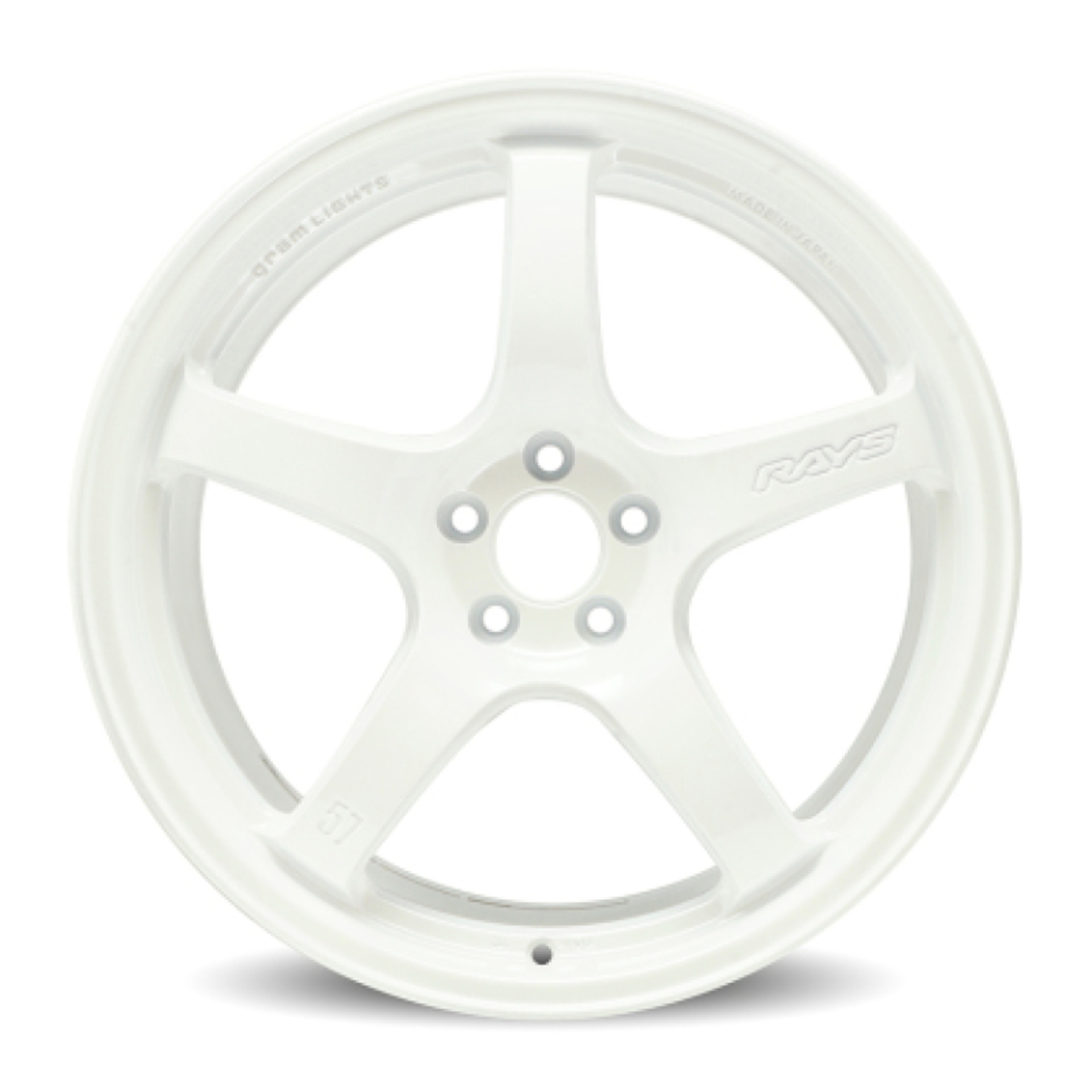 Picture of Gram Lights 57CR Limited 15x8.0 +28 4x100 White Wheel