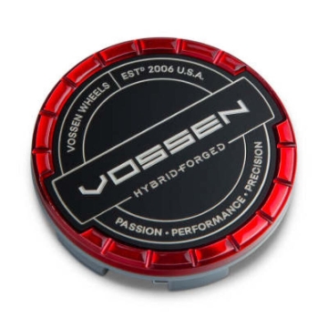 Picture of Vossen Billet Sport Cap 1.0 - Large - Hybrid Forged - Transparent Red