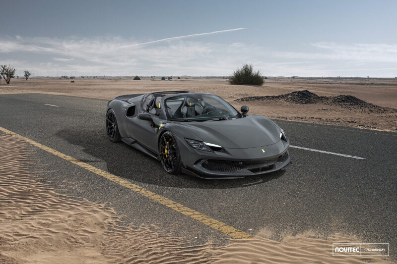 Picture of Vossen x Novitec NF10 21x9.5in - 5x114.3 BP - ET38 - Gloss Black Ferrari 296 Front Wheel