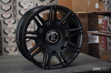 Picture of Vossen x Novitec SP2 23x10 - 5x112 BP - ET25 - Satin Black Rolls-Royce Cullinan/Phantom Front Wheel