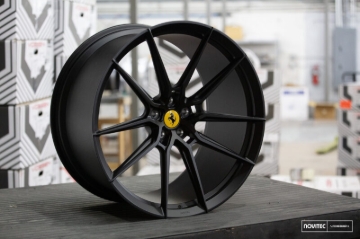 Picture of Vossen x Novitec NF9 21x10 - 5x114.3 BP - ET32 - Satin Black Ferrari 812 Superfast/GTS Front Wheel