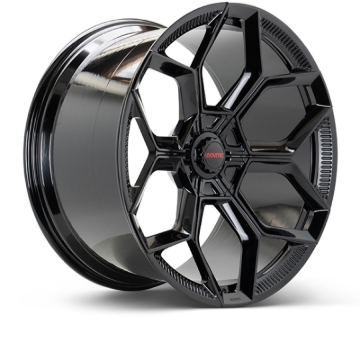 Picture of Vossen x Novitec NL5-5L 23x10.5in - 5x130 BP - ET21 - Gloss Black Lamborghini Urus Front Wheel