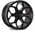 Picture of Vossen x Novitec NL5-5L 21x9.5in - 5x112 BP - ET30 - Satin Black Lamborghini Revuelto Front Wheel