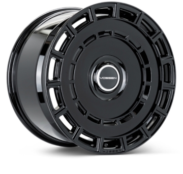 Picture of Vossen HF-9 24x10 - 5x120 - ET32 - Deep - 72.56 - Gloss Black Wheel