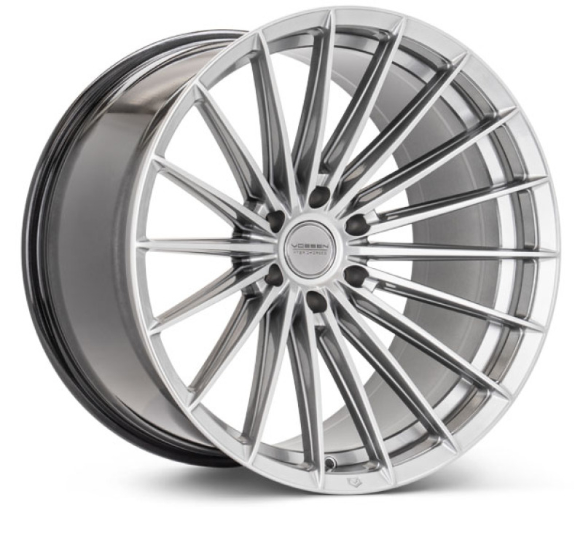 Picture of Vossen HFX-4 17x9 - 6x139.7 - ET0 - Super Deep - 106.1 - Hyper Silver Wheel
